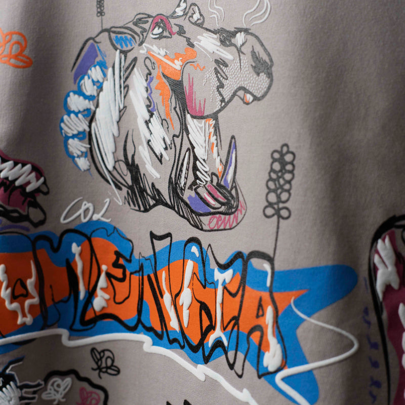 HIPPO & OSTRICH ART