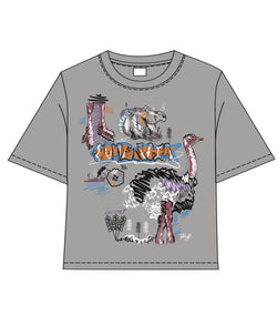 HIPPO & OSTRICH ART